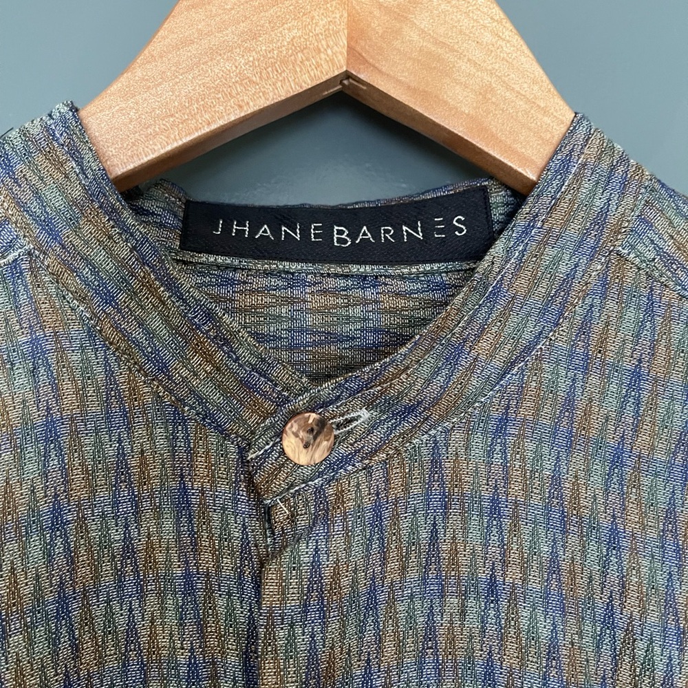 Jhane Barnes Multicolor Patterned Dress Shirt